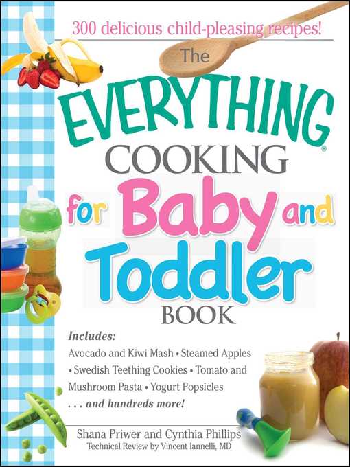 Title details for The Everything Cooking For Baby and Toddler Book by Shana Priwer - Wait list